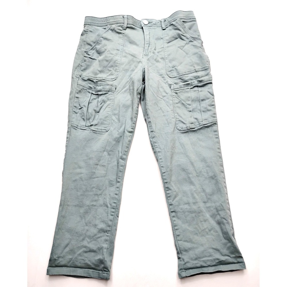 Democracy Women's Ab Technology Cargo Pants Sage Green Size 14